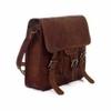 Pranjals House Leather Dark Brown Messenger Bag