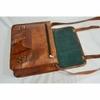 Pranjals House Leather Brown Laptop Messenger Bag For Boys And Girls