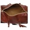 Pranjals House Leather Brown Duffle Bag For Men And Women
