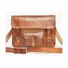 Pranjals House Leather Brown Messenger Bag - 13 Inch