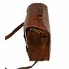 Pranjals House Leather Brown Messenger Bag - 15 Inch