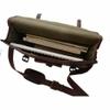 Pranjals House Leather Brown Messenger Bag For Men And Women - 15 Inch
