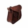Pranjals House Leather Brown Messenger Bag For Women - 11 Inch