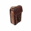 Pranjals House Leather Brown Sling Bag For Men And Women