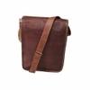 Pranjals House Leather Brown Sling Bag For Men And Women