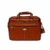 Pranjals House Leather Black Messenger Bag For Men And Women - 15 Inch
