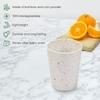 Bamboo Fibre Tumblers 380ml | 4pcs Set | Classic Design