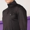 FTX Men Black Solid Polyester Single T-shirt