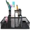 KAKLOTAR BROTHERS 4 Compartment Pen Holder Desk Organizer 4 Section Pen Holder for Office School and Study Table
