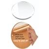 NEILL Acrylic Sandwich Display Sheet Board Round Shape, Size - 12 inchx12 inch, Transparent-Clear, for Ads-Posters-Pictures-Information-Illustration-Hospitality-Home dcor | pack of 6