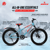 AVON Buke Hoot 20T Bicycle with Front & Rear Disc Brake, Fork Suspension For Boys 20 T (inch) Mountain Cycle (Single Speed, Blue, Rigid)