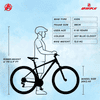 AVON Buke Hoot 20T Bicycle with Front & Rear Disc Brake, Fork Suspension For Boys 20 T (inch) Mountain Cycle (Single Speed, Blue, Rigid)