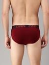 ONN Men Pack Of 3 Wine Pure Cotton Basic Briefs
