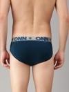 ONN Men Pack Of 3 S Blue Pure Cotton Basic Briefs