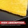STACIA Car Accessices Cleaning 800 GSM Microfiber Towel for Car Cleaning and Detailing - Dual Sided, Extra Thick Plush Microfiber Cloth  (PACK OF 1)