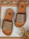 CL Sports Tan Flip flops for Women