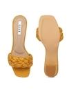 Elle Yellow Block Heels