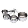 JISUN Stainless Steel Set of 4 Measuring Cup for Kitchen