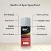 APARSPRAY Automotive Spray Paint Calgary White (RC Colour Name) Compatible for Tata Nexon -225 ml (Pack of 1-Pcs)