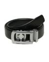 TYBELT Vegan Leather Belt for Men  Adjustable Autolock Buckle Formal Belts for Men up to 44 Inches  Men Belt for Any Occasion  Black Color (Pack of 1)87