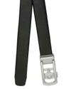 TYBELT Vegan Leather Belt for Men  Adjustable Autolock Buckle Formal Belts for Men up to 44 Inches  Men Belt for Any Occasion  Black Color (Pack of 1)87