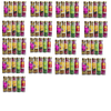 BALAJI PERFUMERY WORK premium incense sticks in jars-Blaze, Ras Lila, Archya, Khush & Rooh (pack of-16)