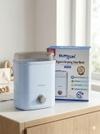 BUMTUM 6 Bottle Sterilizer For Baby Milk Bottles | Sterilizer For Feeding Bottles | Sterilizer Machine | Sterilizer Hand| Sterilizer tongs (Blue)