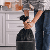 Joogoo Garbage Bags | Large | 15 Bags | 24X 32 Inches | For Dry & Wet Waste | Black