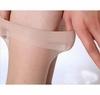 Buyra Ultra-Thin Semi Transparent Nylon Ankle Length Socks (Beige Color, Free Sze) - Set of 10 Pair