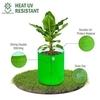 ATOZJI UV Resistant 260 GSM Round Green Colour Grow High Density Polyethylene 12x12 Bags Suitable for Terrace & Vegetable Gardening (Pack of 1)