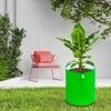 ATOZJI UV Resistant 260 GSM Round Green Colour Grow High Density Polyethylene 12x12 Bags Suitable for Terrace & Vegetable Gardening (Pack of 1)