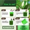 ATOZJI UV Resistant 260 GSM Round Green Colour Grow High Density Polyethylene 12x12 Bags Suitable for Terrace & Vegetable Gardening (Pack of 1)