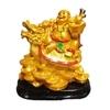 JRG Laughing Buddha for Money, Wealth and Good Luck Idol Statue (13 cms x 8 cms x 13 cms)