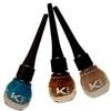 KINDED Teal Green, Chocolate Brown and Camel Brown Waterproof Smudgeproof Longlasting Liquid Eye Liner, 5 ml - Pack of 3
