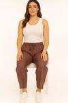 ROYAL -20 Women's Wide Leg Pants, Elastic Waist with Drawstring, Linen Blend, Casual Loose Fit