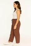 ROYAL -20 Women's Wide Leg Pants, Elastic Waist with Drawstring, Linen Blend, Casual Loose Fit