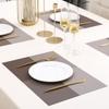 HOKIPO PVC Washable Set of 4 Placemats for Dining Table - 45x30 cm