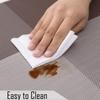 HOKIPO PVC Washable Set of 4 Placemats for Dining Table - 45x30 cm