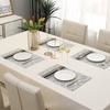 HOKIPO PVC Washable 4 Pieces Dining Table Mats - 45x30 cm