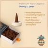 Manokamna Fresh Flower Dhoop Cone -  Pure Fragrance from Nature | Blossom in Every Burn - Handmade Flower Dhoop Cone | Dhoop Cone with Sandalwood Fragrance for Puja Need & Air Purification