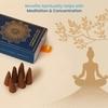 Manokamna Fresh Flower Dhoop Cone -  Pure Fragrance from Nature | Blossom in Every Burn - Handmade Flower Dhoop Cone | Dhoop Cone with Sandalwood Fragrance for Puja Need & Air Purification