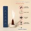 Manokamna Fresh Flower Dhoop Cone -  Pure Fragrance from Nature | Blossom in Every Burn - Handmade Flower Dhoop Cone | Dhoop Cone with Sandalwood Fragrance for Puja Need & Air Purification
