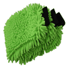 SOBBY Microfibre Wash and Dust Chenille Mitt Cleaning Gloves (3 Pcs Single Sided, Extra Large, Big Chenille Mitt Glove)