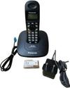 Panasonic KX-TG3611SX, Black, Cordless Landline Phone