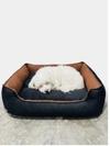 Nandu Gear Soft Velvet Red Cream Color Luxury Sofa Bed PET Bed | Dog Bed | CAT Bed | Puppies Puppy Bed | Rabbit Bedxtra Xtra Large nh_7