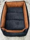 Nandu Gear Soft Velvet Red Cream Color Luxury Sofa Bed PET Bed | Dog Bed | CAT Bed | Puppies Puppy Bed | Rabbit Bedxtra Xtra Large nh_7