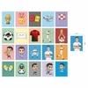 BOENJOY Cristiano Ronaldo Kids Fridge Magnet Set, Cartoon Refrigerator Magnets | Decorative Kitchen Magnets for Kids | Fun Collectible Gift & Home Dcor (Pack of 20) 4x5 cm