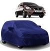 Carigiri Blue Car Body Cover For Nissan Sunny(Triple Stitched,Mirror Pockets,Uv Resistant,Dustproof)(All Year Models)