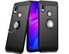 Unistuff Back Case Cover for Mi Redmi Y3, Mi Redmi 7 with Magnetic Kickstand | Premium Matte Finish | Camera Bump Protection | Rubberized Ring Cover - Night Black, 76186