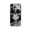GADGETSWRAP Printed Vinyl Skin Sticker for Apple iPhone 14 Pro - smoking-skull